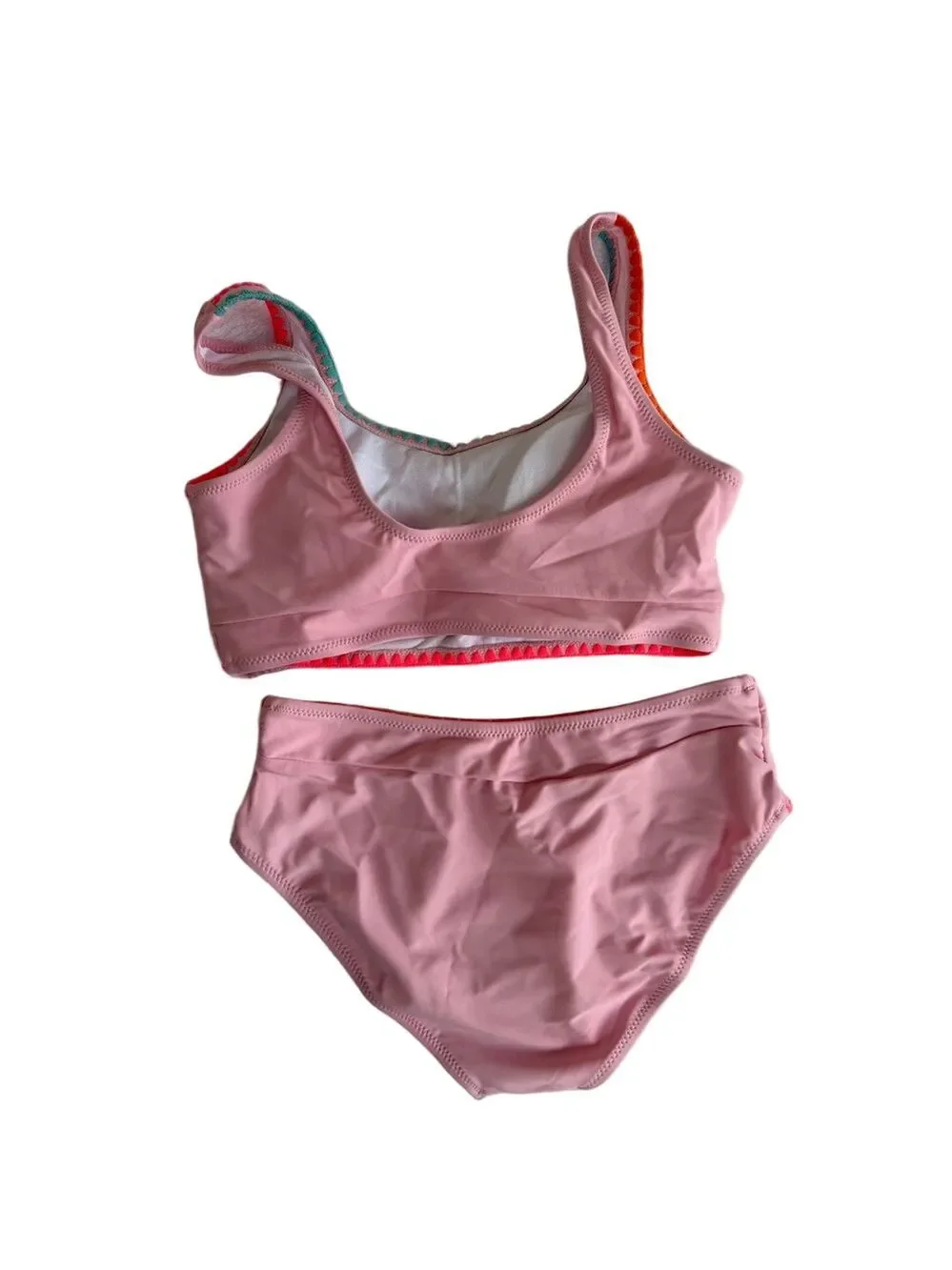 NEW Youth Pink 2 Piece Bikini Swimsuit Size 14 Youth #26085